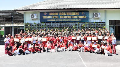 Semarak Kemerdekaan di Kodim 1609/Buleleng Penuh Semangat Juang dan Kebersamaan dalam Perlombaan HUT RI ke-79