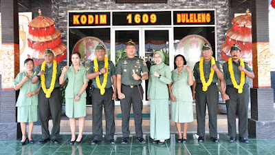 Penerimaan Warga Baru dan Purna Tugas di Kodim 1609/Buleleng  Simbol Pengabdian yang Abadi