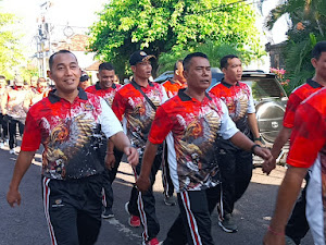 Kegiatan Olah Raga Bersama Dandim 1609/Buleleng bersama anggota